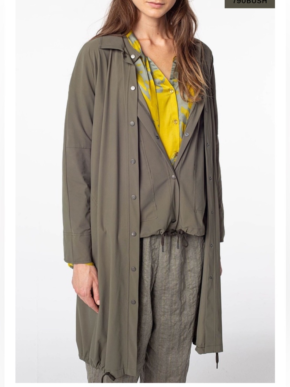 OSKA Andrine 113 Technostretch Button Down Versatile Dress/ Jacket  Medium